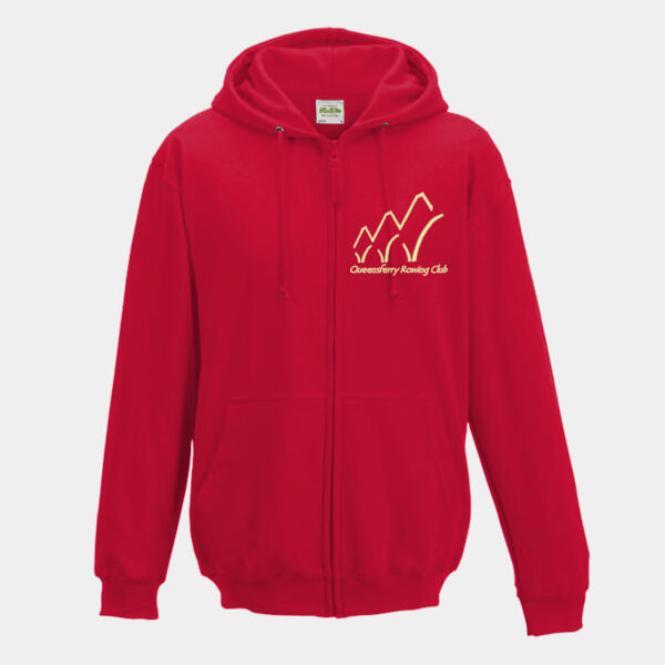 Queensferry Rowing Club Adults Zipped Hoodie Thumbnail